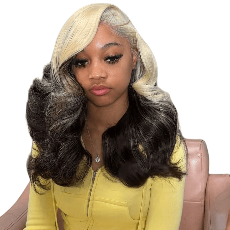 Peruka typu HD 13*6 Blond Ombr – 613 Blonde Body Wave Lace Front Wig recenzja i cena