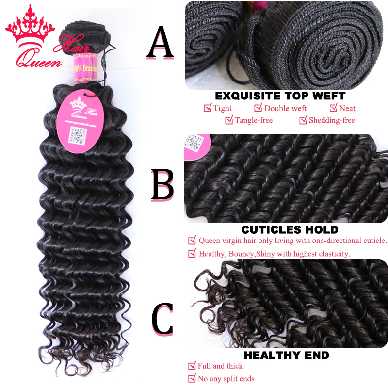 Top Quality Hair Bundles With  – Deep Wave 3 Bundles With Closure recenzja i cena
