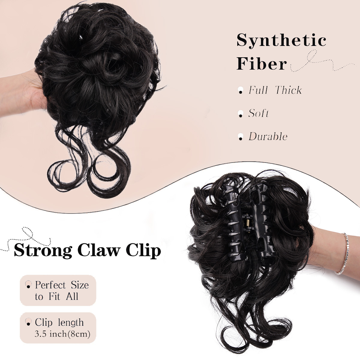 Messy Bun Hair Piece Claw Clip – Claw Clip Messy Bun Hair Piece recenzja i cena