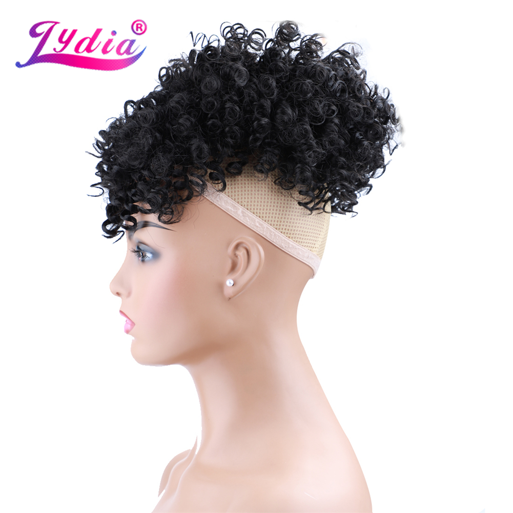 Lydia sznurek syntetyczny wyso – Drawstring Afro Curly Puff Ponytail recenzja i cena