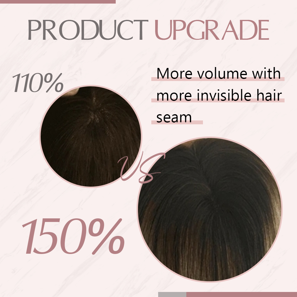 Ugeat nakładka na włosy natura – Invisible Tape In Extensions Real Hair recenzja i cena