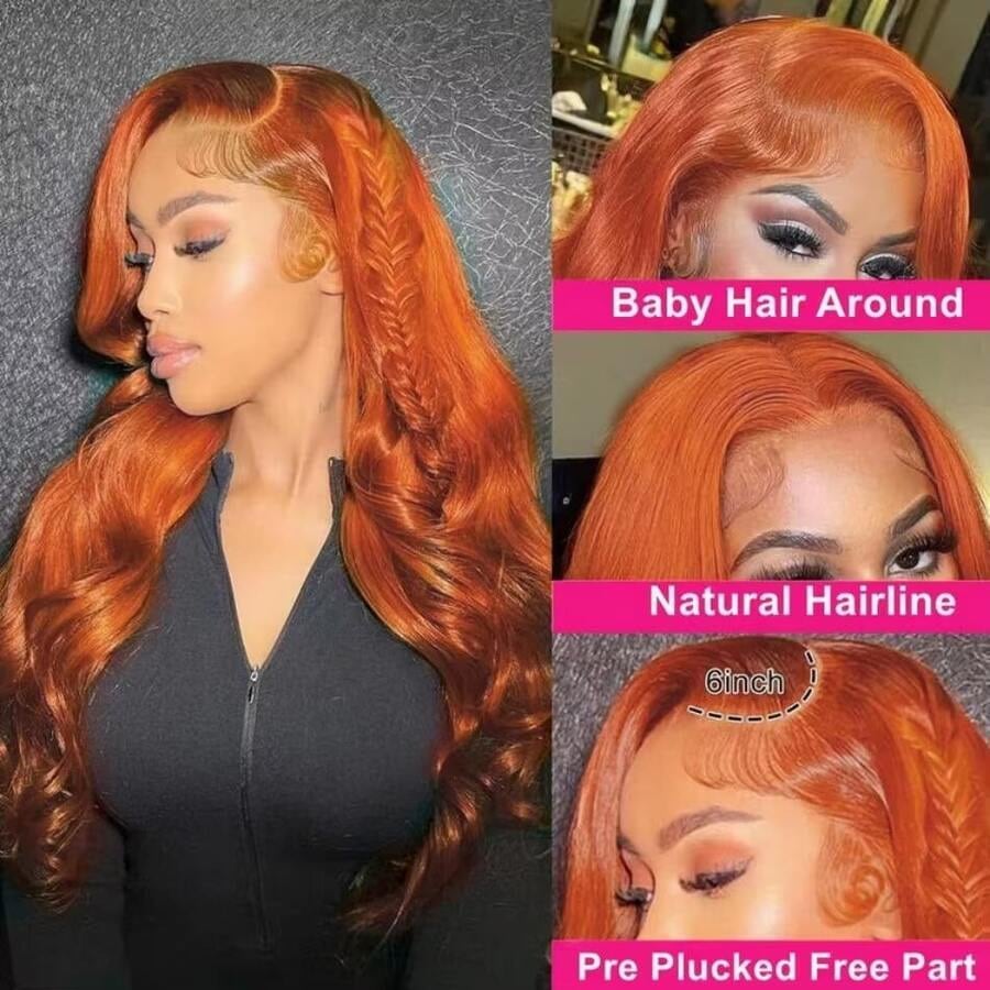 Peruka z ludzkich włosów Ginge – Hd Lace Frontal Wig Human Hair Pre Plucked recenzja i cena